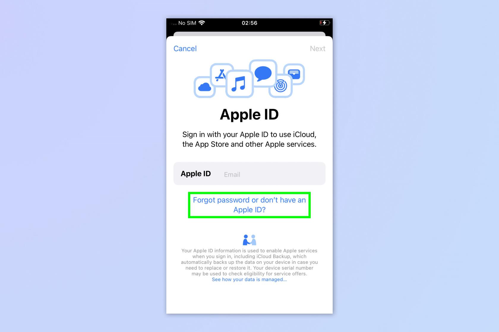 如何查找您的 Apple ID