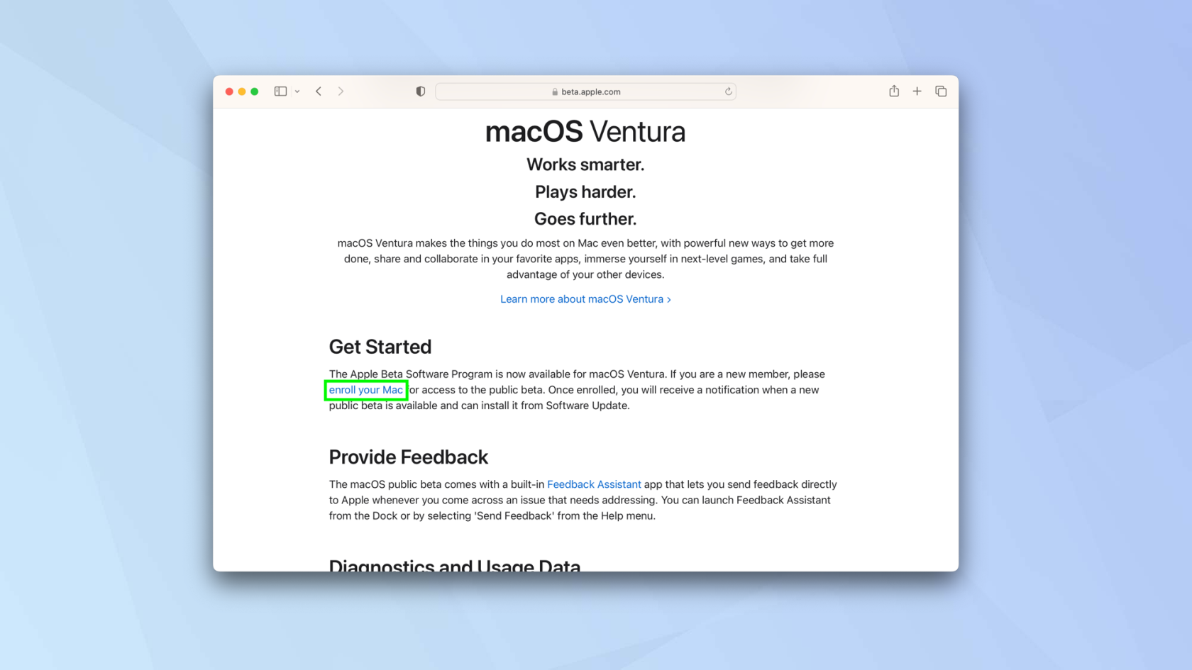 如何啟用 macOS Beta 更新以試用 macOS 14