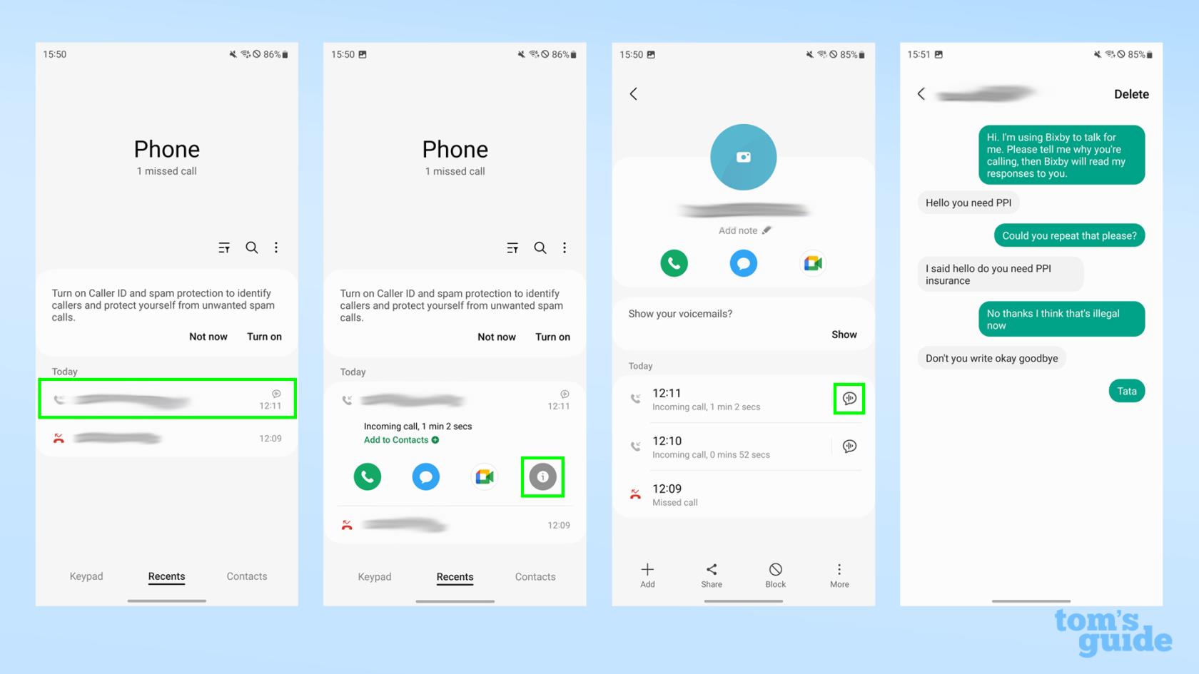 如何在三星 Galaxy S23 上使用 Bixby 文本通話