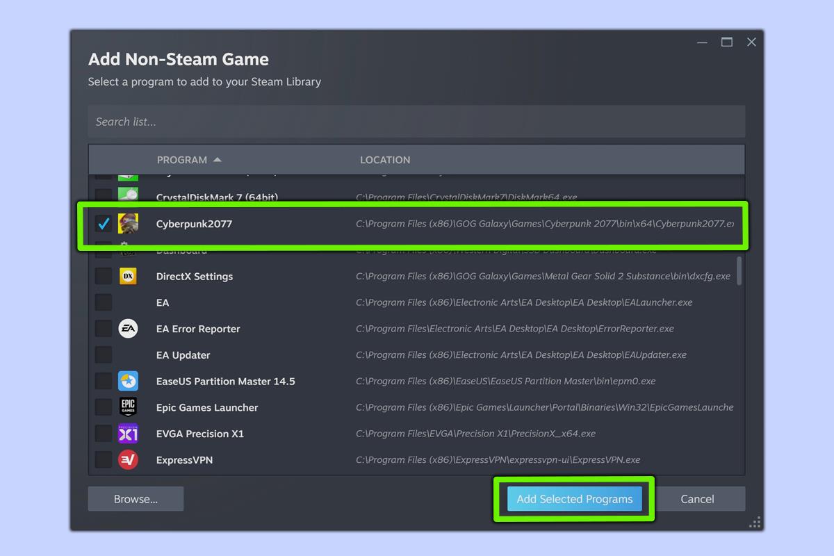 如何將非 Steam 遊戲添加到 Steam